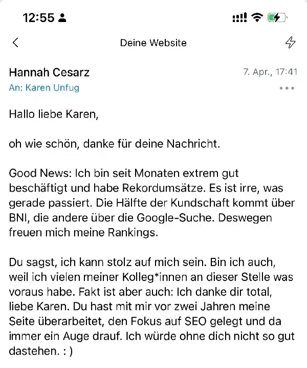 202 - Kundenstimme - Hannah Cesarz - Ordnungsberaterin